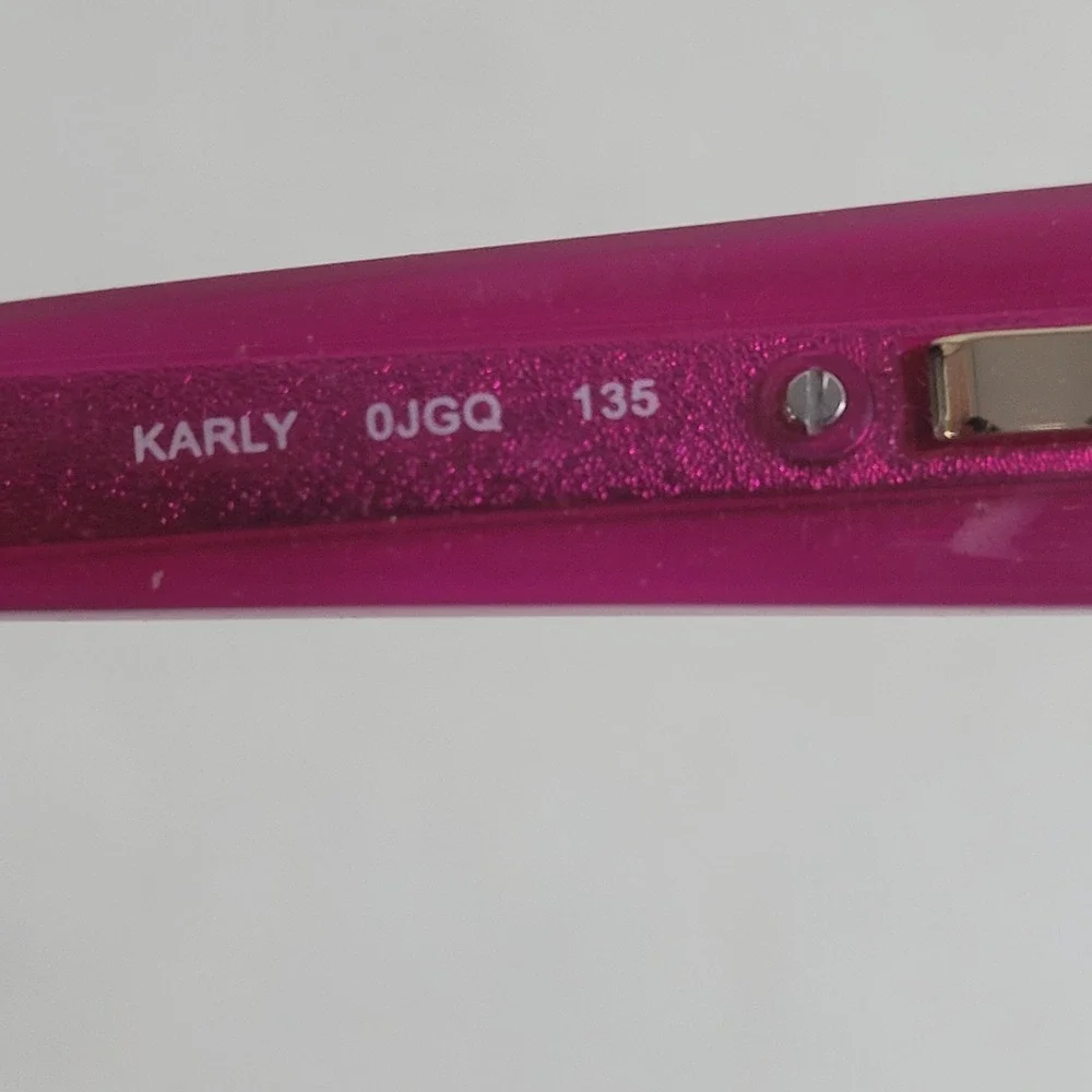 Kate Spade Karly 0JGQ 135 Womens Eyeglass Frames Rectangular Black Pink Leopard
